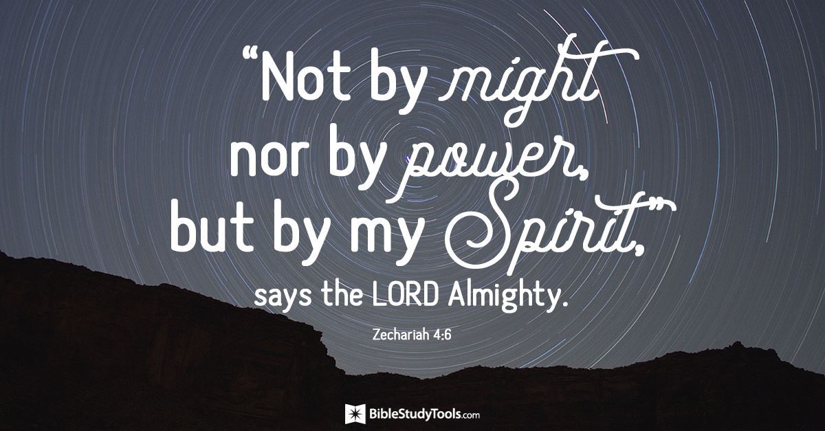Your Daily Verse Zechariah 4 6 Your Daily Verse