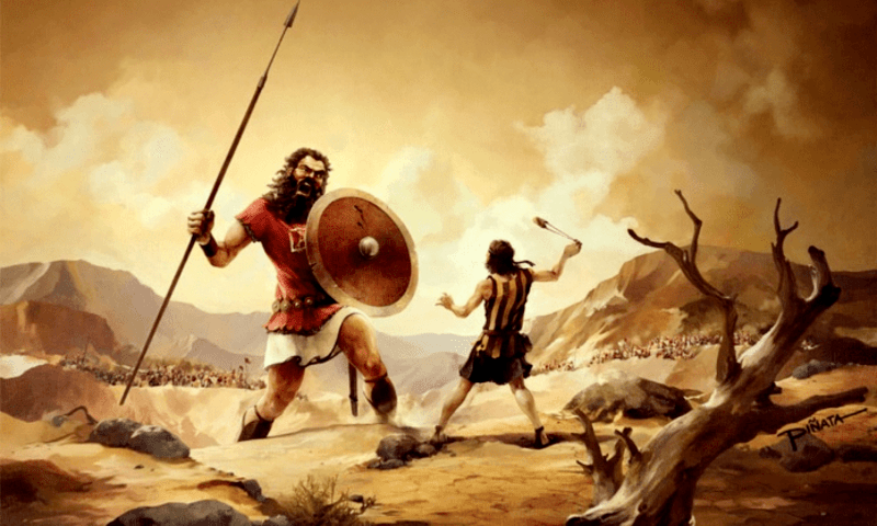 David y Goliat - Historia de la Biblia 
