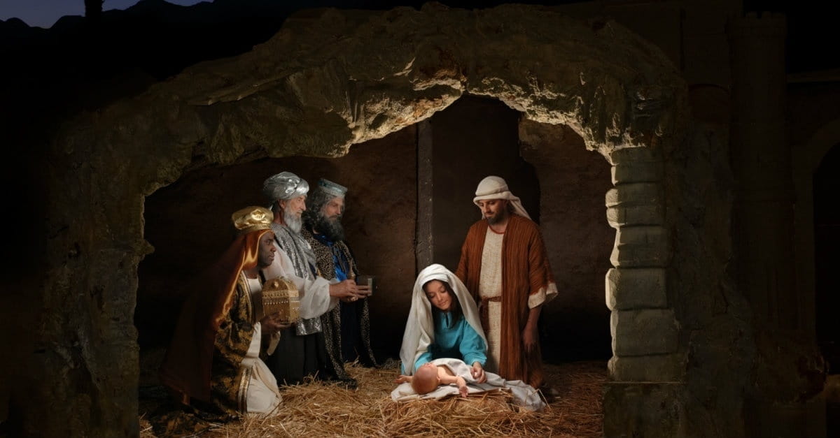 Image result for jesus is born into his own creation christmas