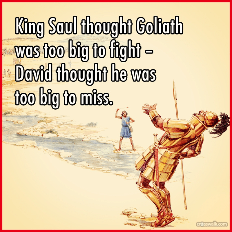 David And Goliath Bible Story Verses Meaning