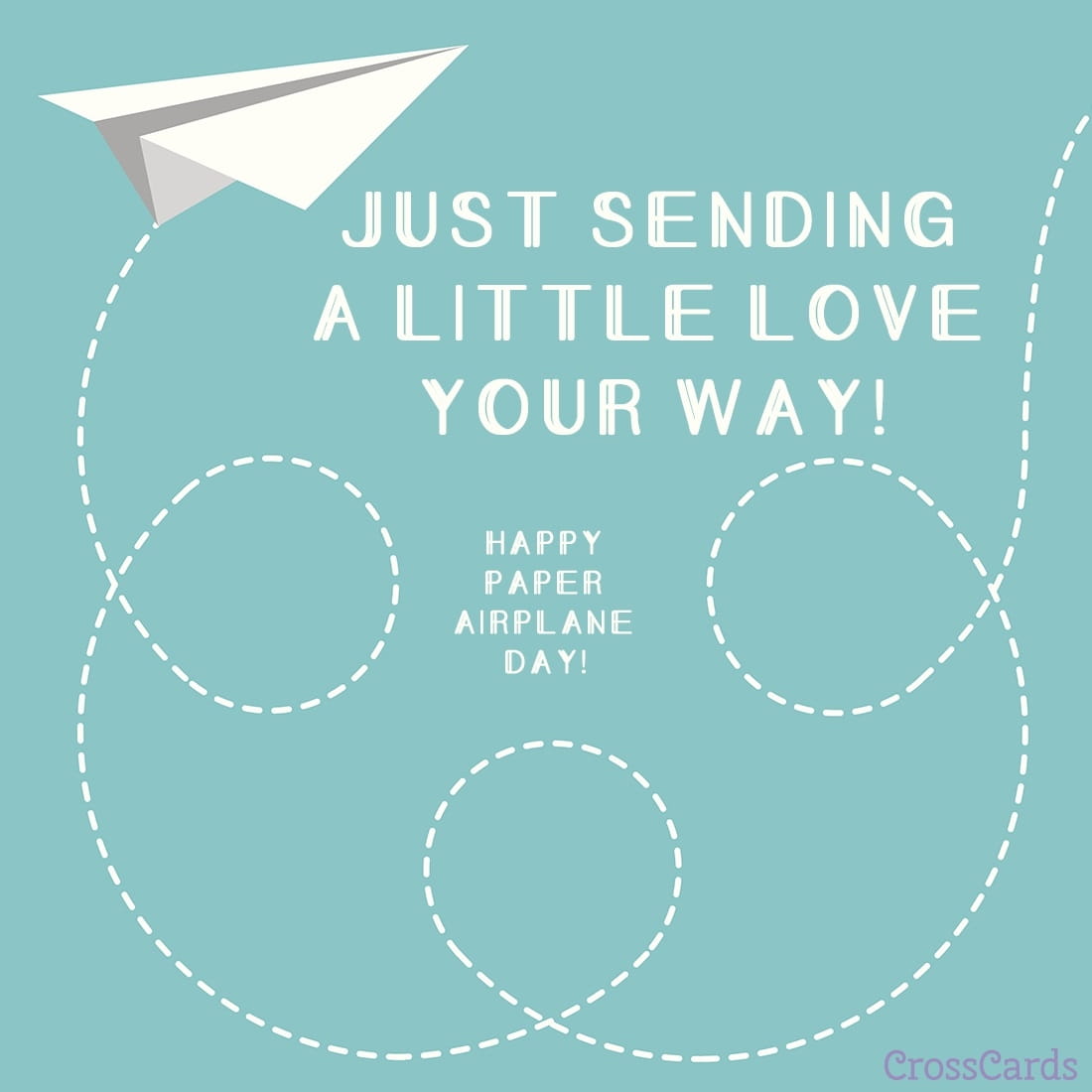 Happy Paper Airplane Day! (5/26) ecard, online card