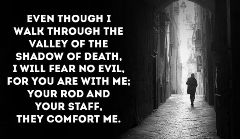 shadow of death bible verse