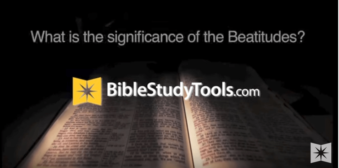 The Beatitudes - Full Bible Scripture Passage and Meaning