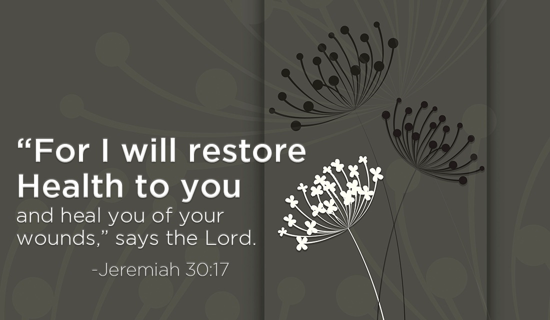 god restores health