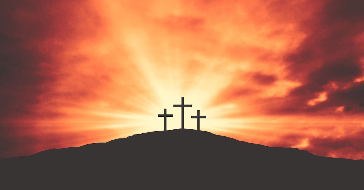 three crosses, resurrection of Jesus