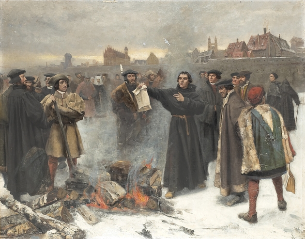 8. The term "Protestant" was originally used politically.