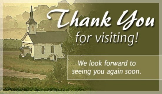 Thank You For Visiting ecard, online card