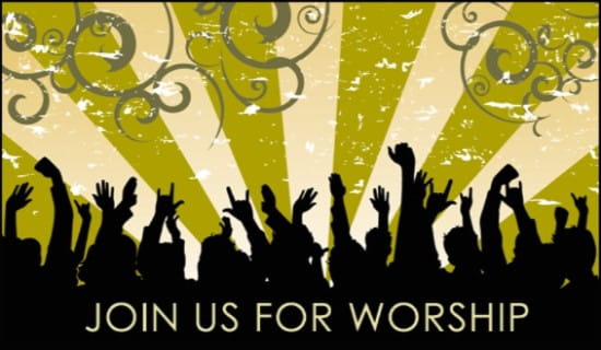 Worship Invite ecard, online card