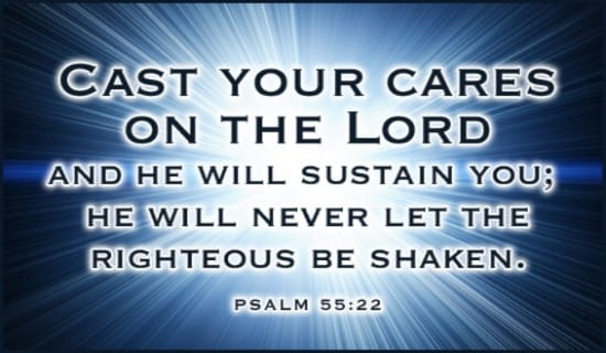 Psalm 55:22 ecard, online card