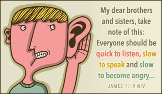 James 1:19 NIV ecard, online card