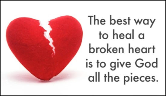 Broken Heart ecard, online card