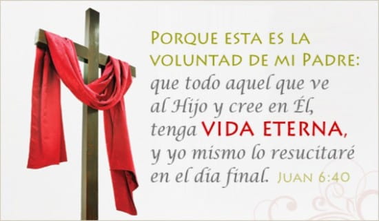 Juan 6:40 ecard, online card