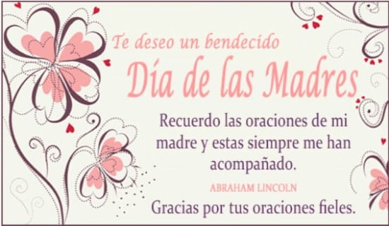 Te deseo un bendecido Día de las Madres ecard, online card