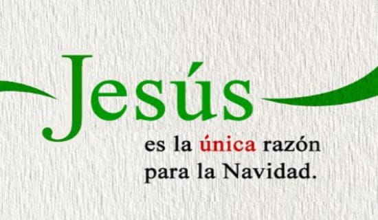 Jesús es la única razón para la Navidad ecard, online card