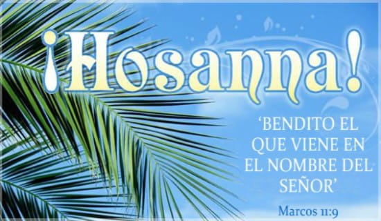¡Hosanna! ecard, online card