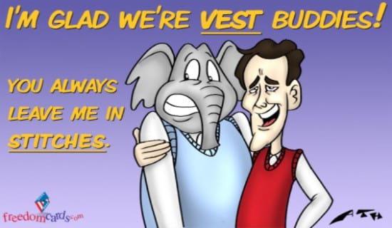 Best Vest Friends ecard, online card