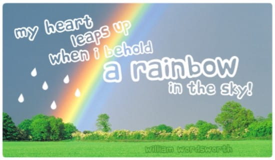 Rainbow in the Sky ecard, online card