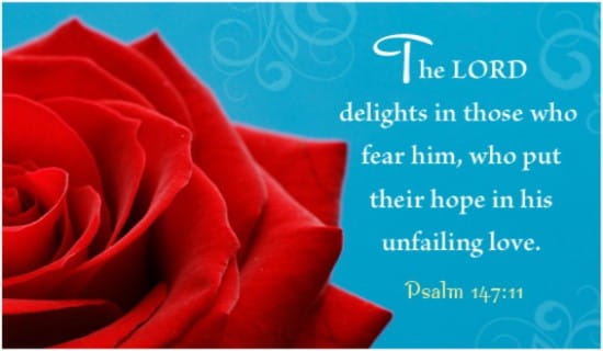 Psalm 147:11 ecard, online card