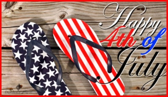 Happy Independence Day! Enjoy Your Sandals ecard, online card