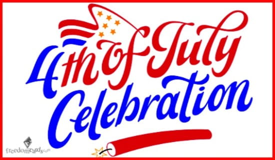 Fourth of July Celebration ecard, online card