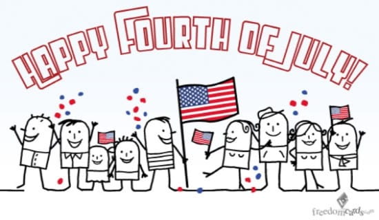 Happy Fourth of July, Celebration ecard, online card