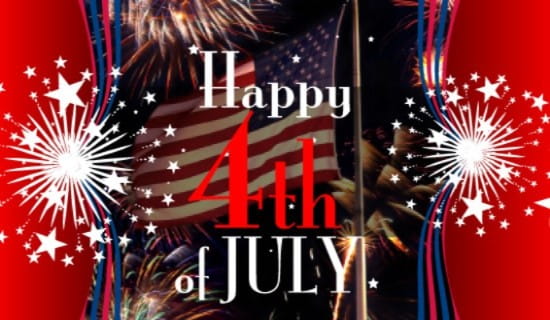 Happy Fourth of July ecard, online card