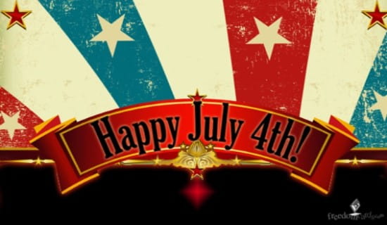 Happy 4th of July ecard, online card