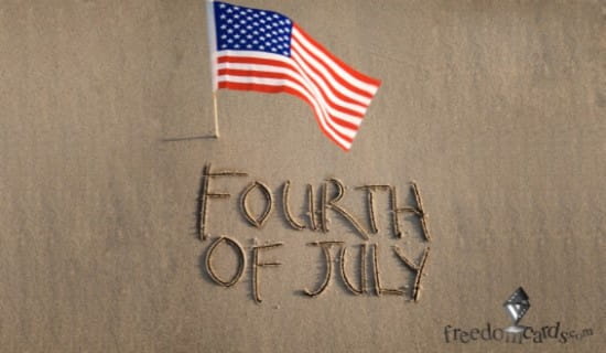 Fourth of July ecard, online card