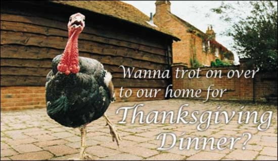 Thanksgiving Invitation ecard, online card