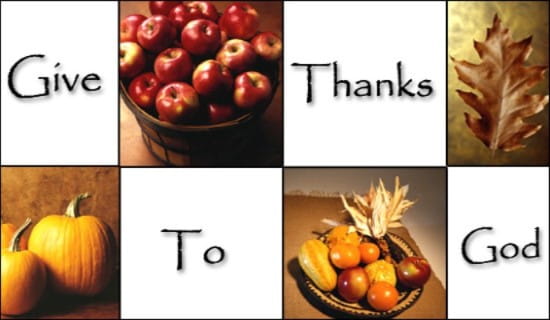 Give Thanks To God ecard, online card