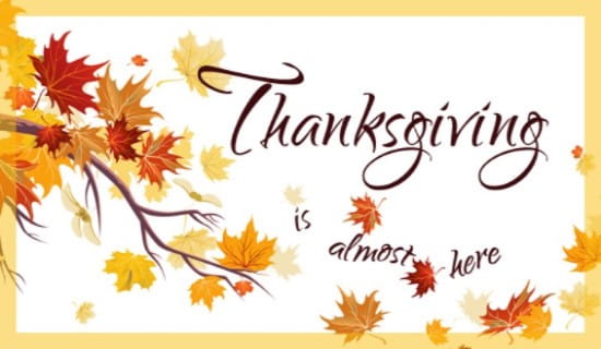 Almost Thanksgiving  ecard, online card