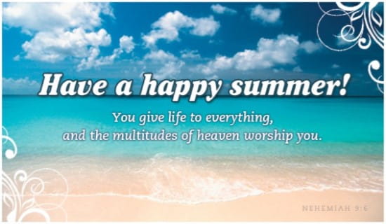 Happy Summer ecard, online card