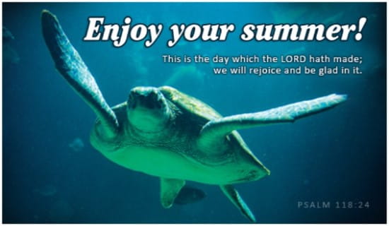 Enjoy Your Summer! ecard, online card