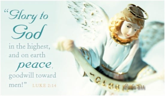 Luke 2:14 ecard, online card