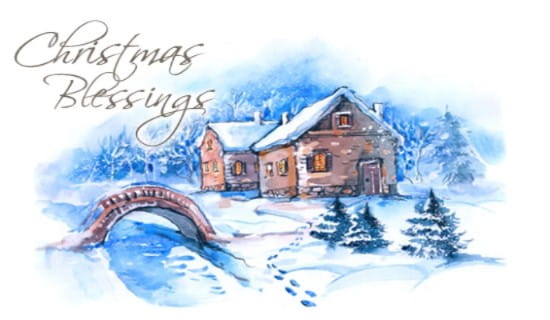 Christmas Blessings eCard - Free Christmas Cards Online