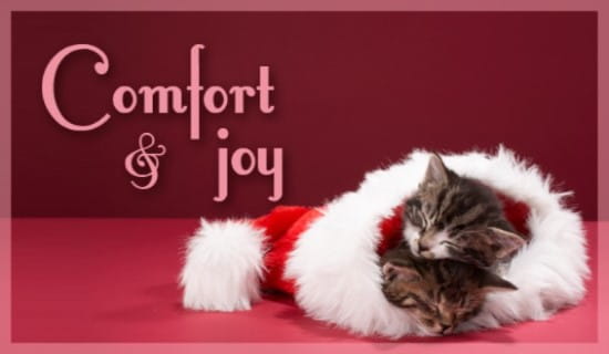 Comfort & Joy ecard, online card