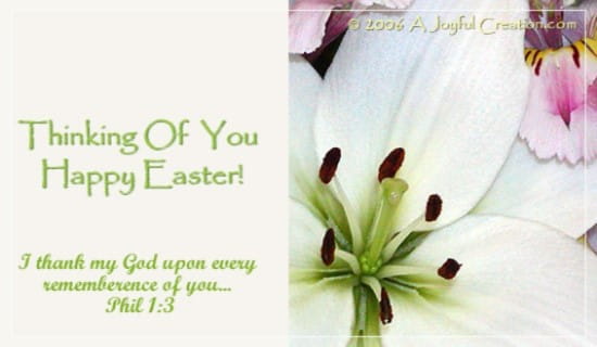 Easter - Thinking of You ecard, online card