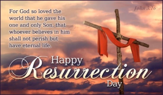 Happy Resurrection Day ecard, online card