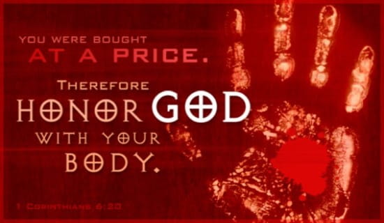 Honor God ecard, online card