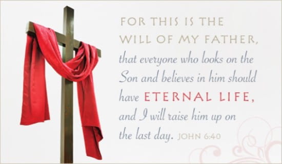 John 6:40 ecard, online card