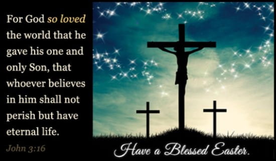 John 3:16 NIV eCard - Free Easter Cards Online