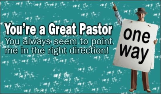 You're A Great Pastor ecard, online card