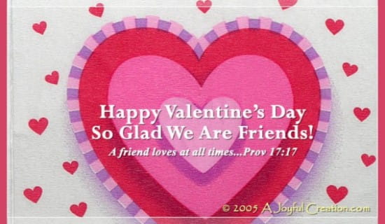 Valentine - Friend ecard, online card
