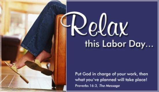 Relax This Labor Day ecard, online card