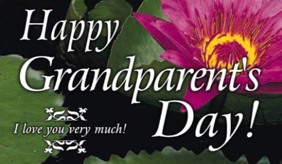 Happy Grandparent's Day ecard, online card