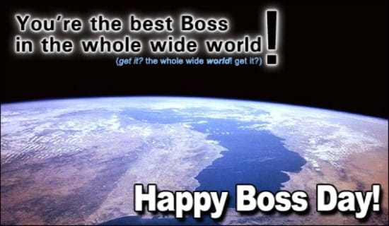 Happy Boss Day! ecard, online card