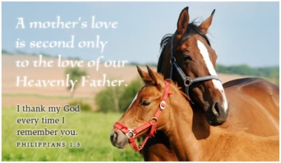 Mother's Love ecard, online card