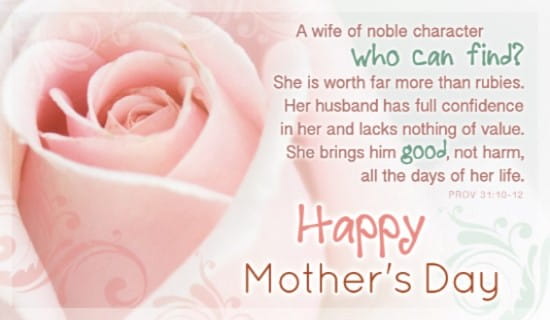 To My Wife Ecard Free Mothers Day Cards Online 