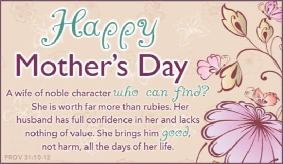 Mother's Day ecard, online card