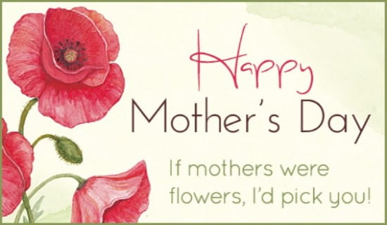 Mothers Flowers ecard, online card